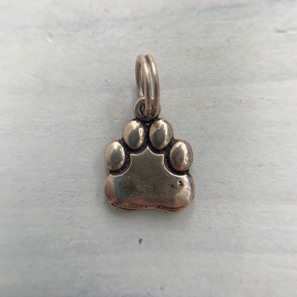 Sterling Silver Paw Charm